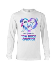 Just a Girl who loves her Tow Truck Operator Long Sleeve Tee tile