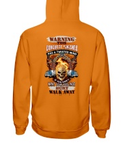 Concrete Finisher has a twisted mind Hooded Sweatshirt back
