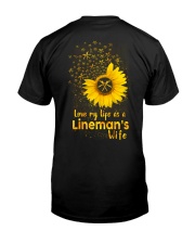 Love my llife as a Lineman's wife Classic T-Shirt back