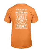 mechanic has anger issues and a dislike for stupid Premium Fit Mens Tee tile