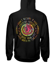 Childcare Provider coz your life is worth my time Hooded Sweatshirt thumbnail