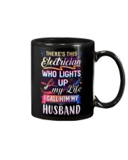 There's this electrician who lights up my life Mug tile