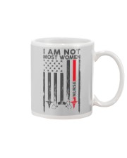 I am not most women Nurse Shirt Mug tile