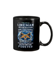 I own the title Lineman forever Mug tile