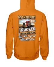Trucker: I don't play well with stupid people Hooded Sweatshirt thumbnail