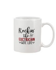 Rockin the Electrician Wife Life Mug thumbnail