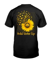 Sunflower Postal Worker Classic T-Shirt back