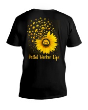 Sunflower Postal Worker V-Neck T-Shirt tile