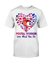 Postal Worker Love what you do Classic T-Shirt tile