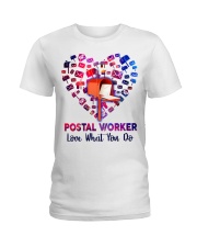 Postal Worker Love what you do Ladies T-Shirt front