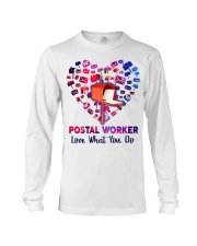 Postal Worker Love what you do Long Sleeve Tee tile
