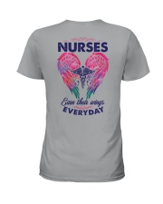 Nurses earn their wings everyday Ladies T-Shirt back