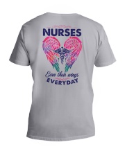 Nurses earn their wings everyday V-Neck T-Shirt tile