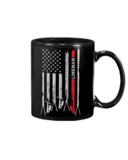 Proud American Lineman Flag Mug thumbnail