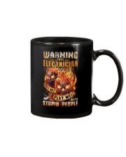 Electrician: Warning for Stupid People Mug thumbnail