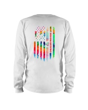 Proud Childcare Provider Tie Dye US Flag Long Sleeve Tee thumbnail