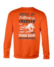Trucker: Serious dislike for Stupidity Crewneck Sweatshirt thumbnail