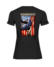 Ironworker US Flag Premium Fit Ladies Tee tile