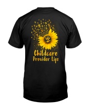 Sunflower Childcare Provider Classic T-Shirt back