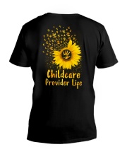 Sunflower Childcare Provider V-Neck T-Shirt thumbnail