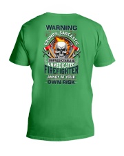 Sarcastic Firefighter V-Neck T-Shirt thumbnail