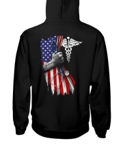 Medical Assistant US Flag Hooded Sweatshirt back