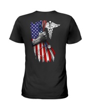 Medical Assistant US Flag Ladies T-Shirt tile