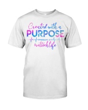 Vet Tech Created with a Purpose Classic T-Shirt thumbnail
