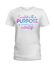 Vet Tech Created with a Purpose Ladies T-Shirt front