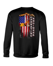 Operating Engineer US Flag Crewneck Sweatshirt tile