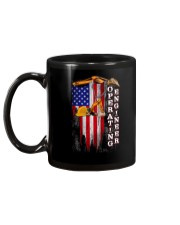 Operating Engineer US Flag Mug tile