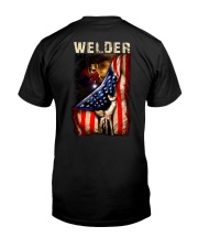 Proud American Welder Flag Classic T-Shirt back