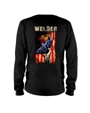 Proud American Welder Flag Long Sleeve Tee thumbnail