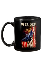 Proud American Welder Flag Mug tile