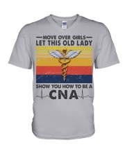 Old Lady will show how to be a Cna V-Neck T-Shirt thumbnail