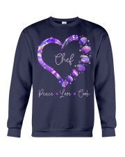 Peace Love Chef Crewneck Sweatshirt thumbnail