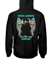 Postal Workers earn their wings everyday Hooded Sweatshirt tile