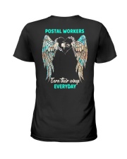 Postal Workers earn their wings everyday Ladies T-Shirt tile