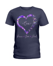 Peace Love Cna Ladies T-Shirt tile