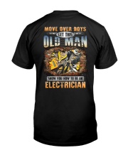 Let this Oldman show you How to be an Electrician Premium Fit Mens Tee tile