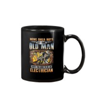 Let this Oldman show you How to be an Electrician Mug tile