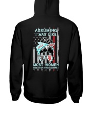 Vet Tech: Not like most women Hooded Sweatshirt back