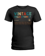 Vintage Phlebotomist Ladies T-Shirt front