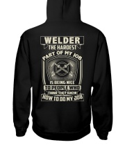 Welder: Hardest part of my job Hooded Sweatshirt tile