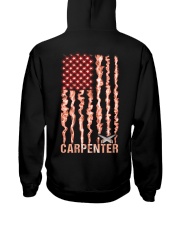 Proud American Carpenter Flag Hooded Sweatshirt thumbnail
