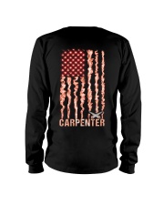 Proud American Carpenter Flag Long Sleeve Tee thumbnail