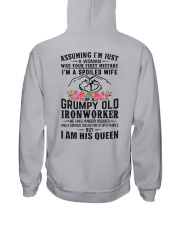 Ironworker's Wife: I am his Queen Hooded Sweatshirt thumbnail
