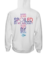 Protected by God and Aircraft Mechanic Hooded Sweatshirt thumbnail