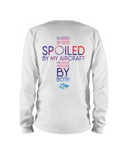 Protected by God and Aircraft Mechanic Long Sleeve Tee thumbnail