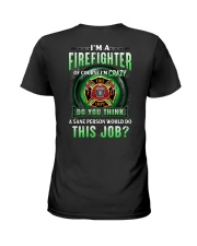 Firefighter: of course I'm crazy Ladies T-Shirt tile